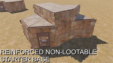 how to place short walls under metal boxes rust|unlootable loot box rust.